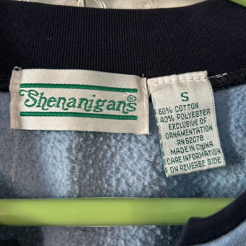 Vintage Shenanigans Blue Embroidered light jacket or cardi - Image 2