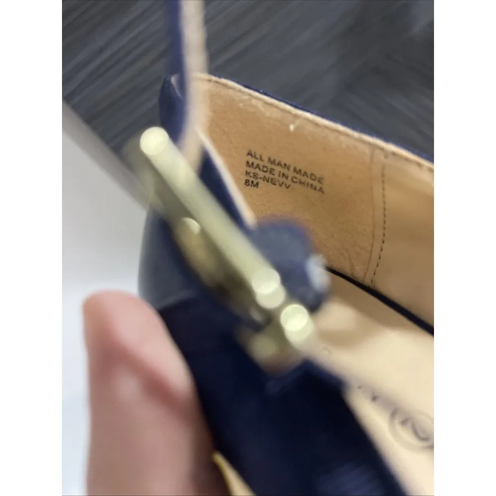 Karen Scott Womens Embellished Blue‎ Open Toe Heel Sandals  Shoes S-146 - Image 7