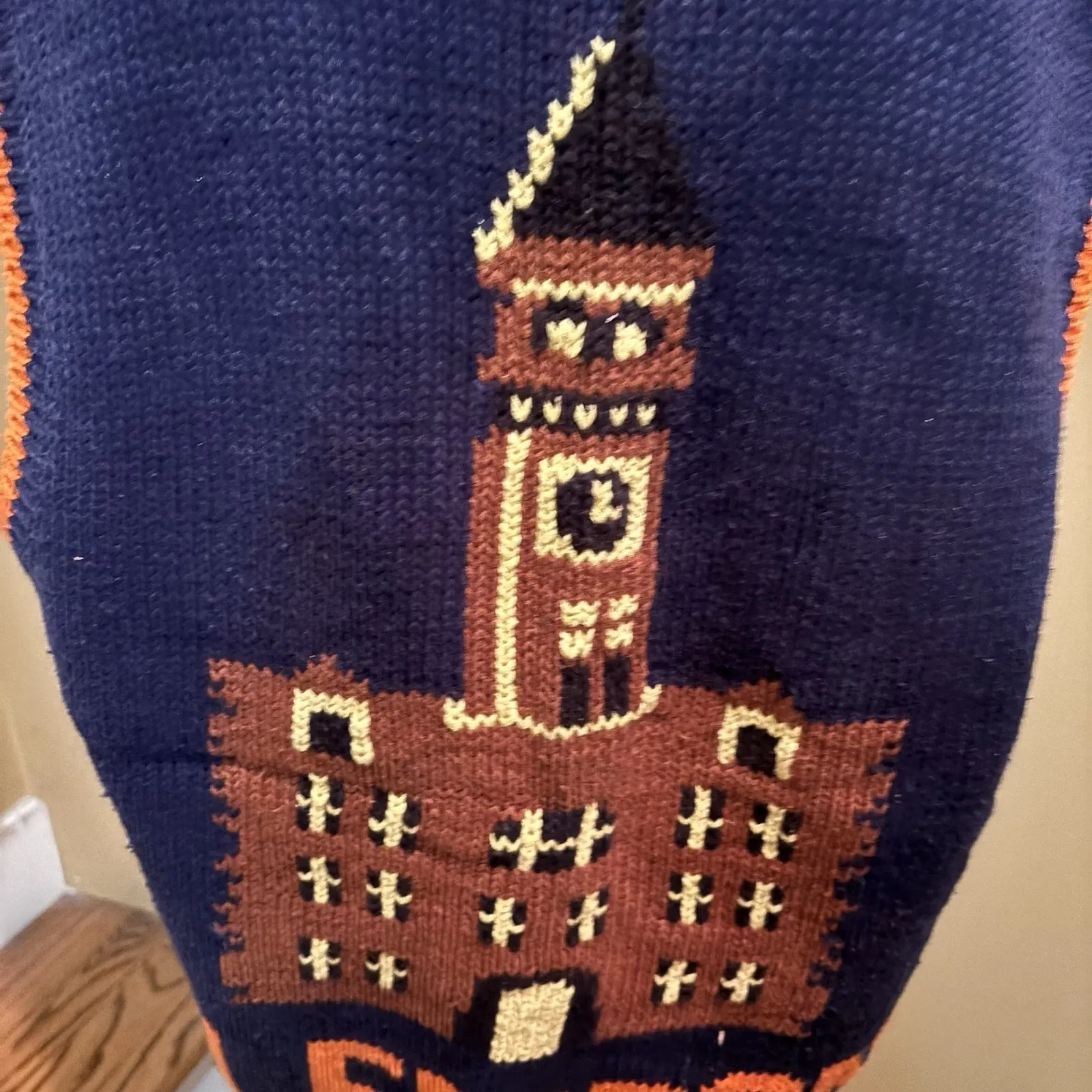 Vintage Bellepointe Clemson Tigers Knit Sweater Vest Large Collegiate Novelty - Image 7