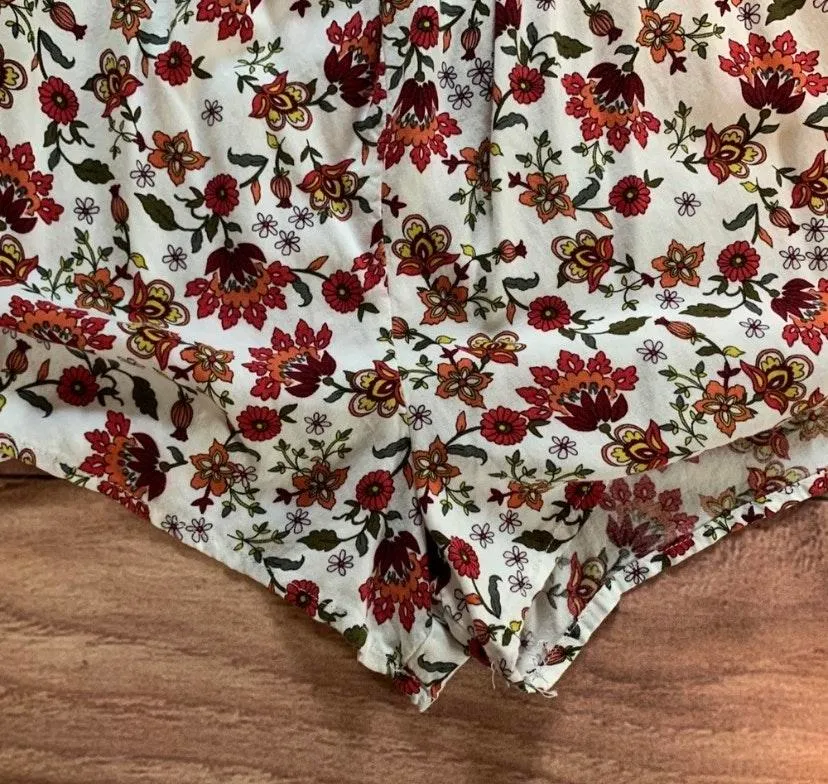 Strapless Floral Romper - Image 3
