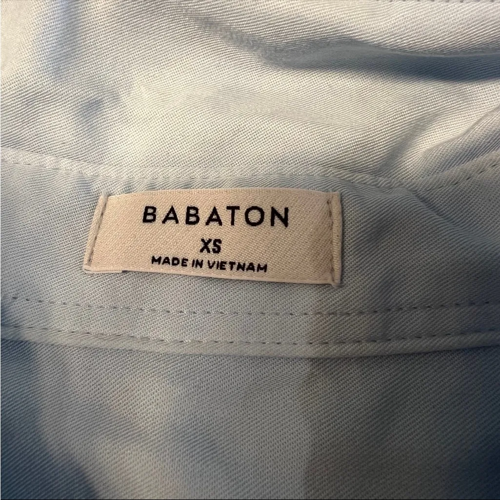 Aritzia Archive Light Blue Button-Up Shirt - Image 4