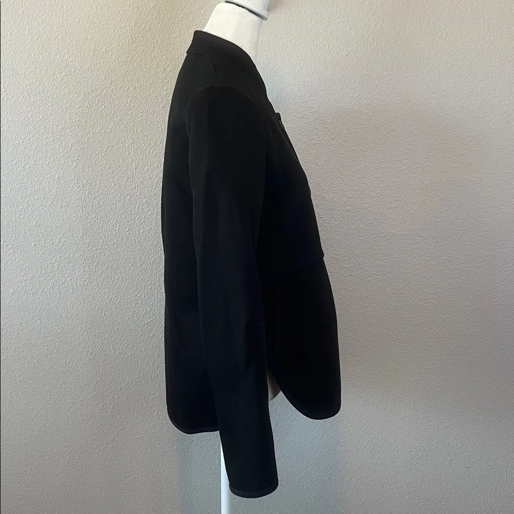 JCrew Tipped Twill Blazer Navy/Black Size 00 - Image 2