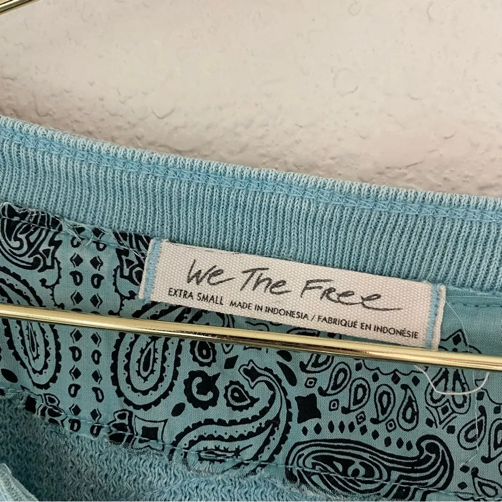 Free People Fall For You Thermal Henley Aspen Sky Size XS - Image 3