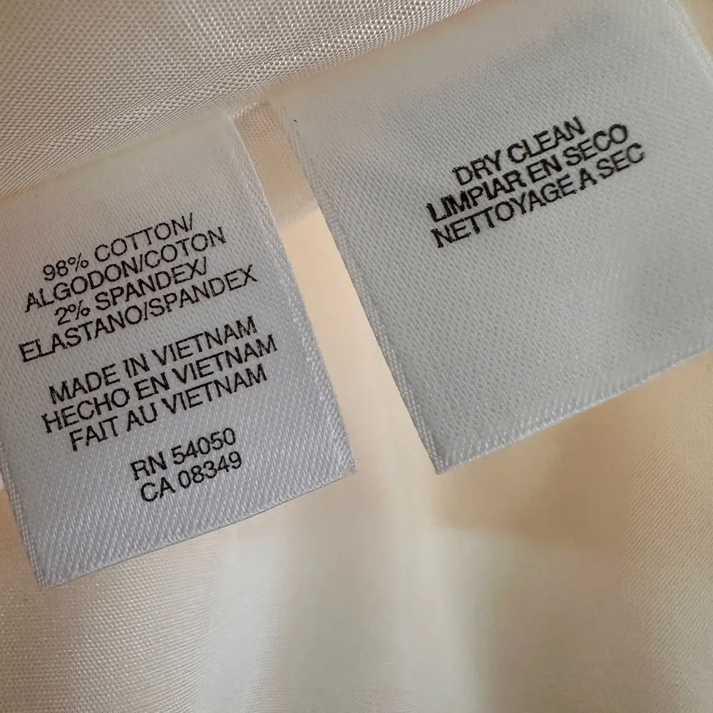 Jones New York Yellow white striped trench coat size XL - Image 9