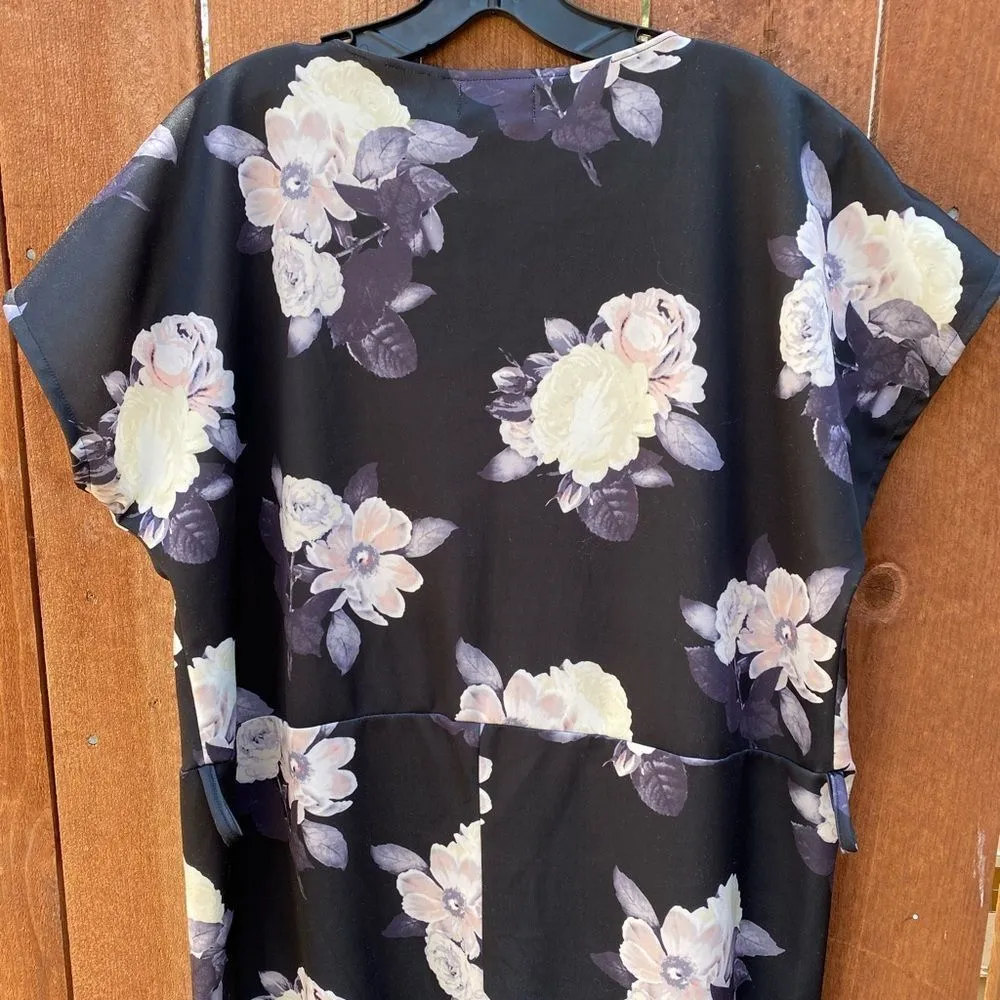 Park 217 Berlin‎ Floral Jumpsuit Black Size M - Image 4