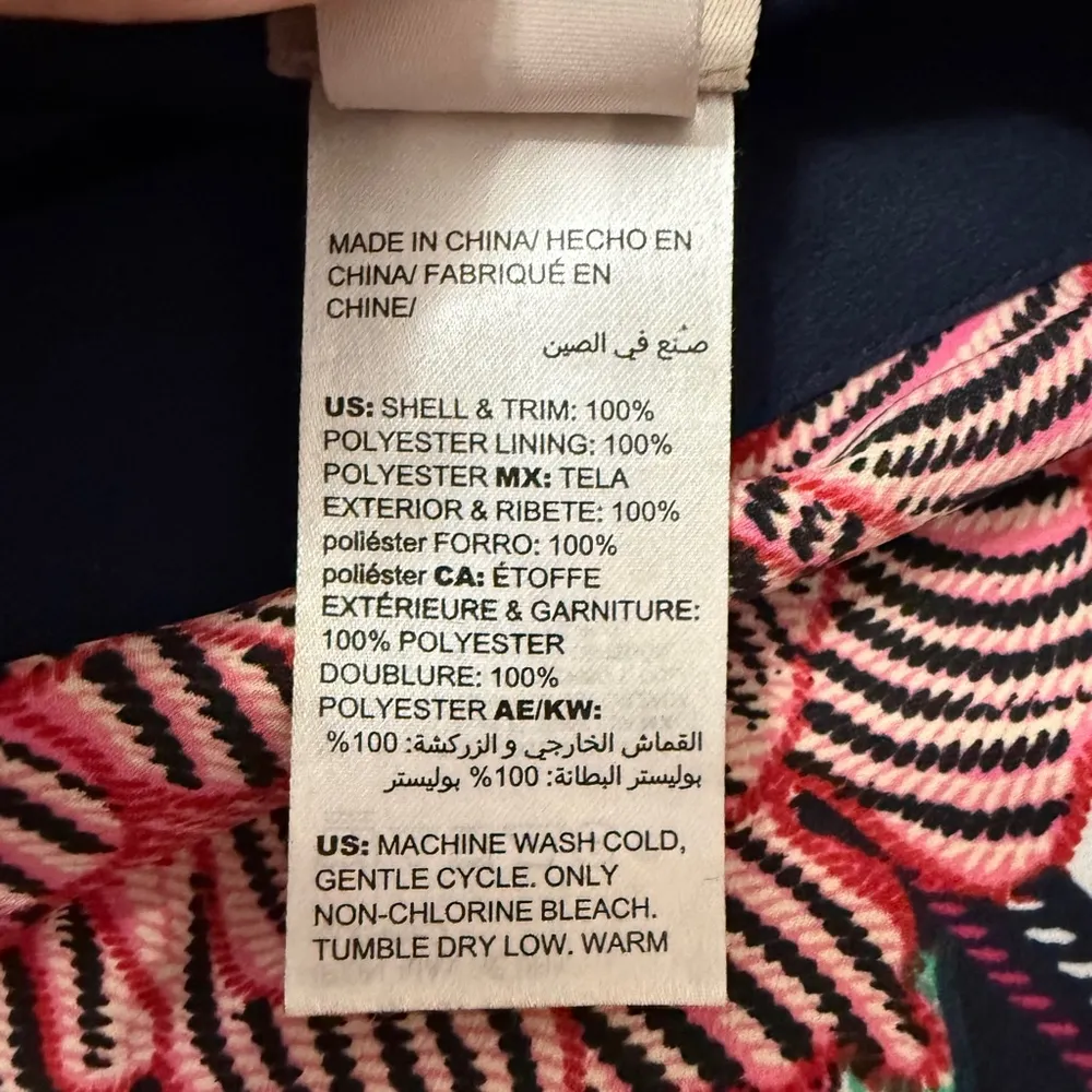 Chico's Floral Print Kimono Thin Jacket Size 2/L Multicolor - Image 8