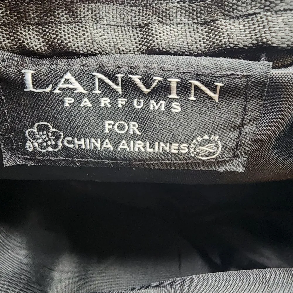 Lanvin Parfums Black Cosmetic Travel Bag Black - Image 5