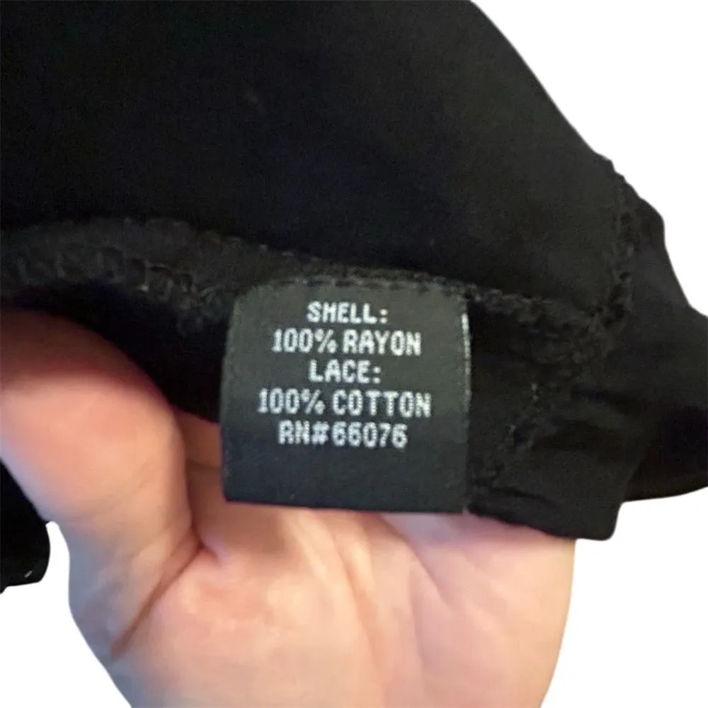 RAVIYA Women's Black Tiered Kimono Coatigan Size M Long Sleeve Casual Size M - Image 9