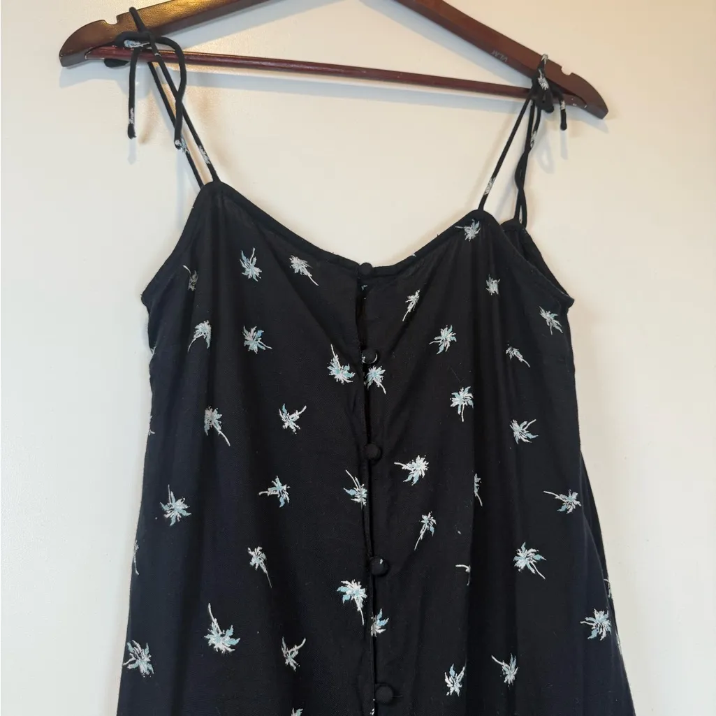 Volcom  Black and White Palm Tree Mini Dress - Image 2