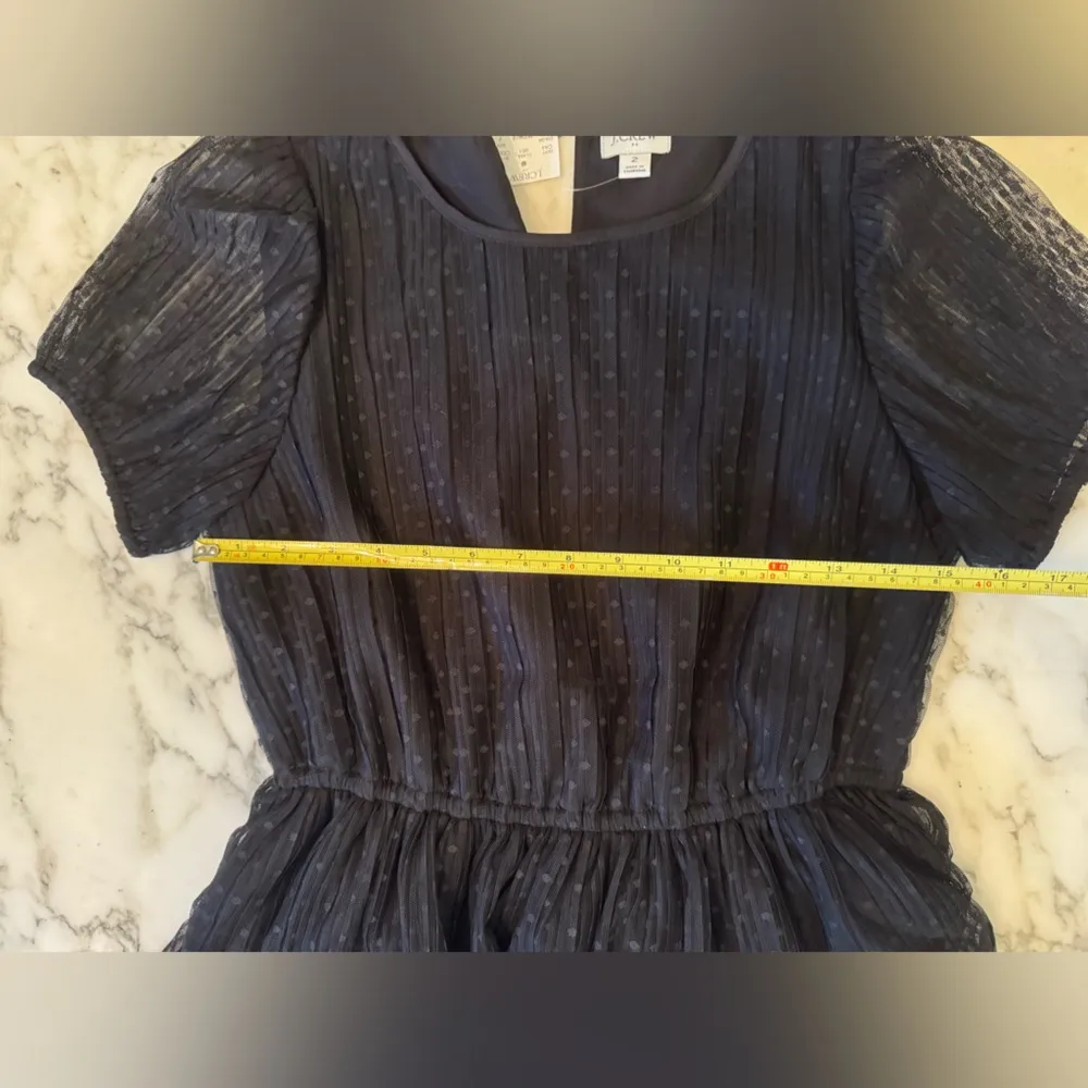 NWT J. CREW FACTORY Pleated flock - Image 5