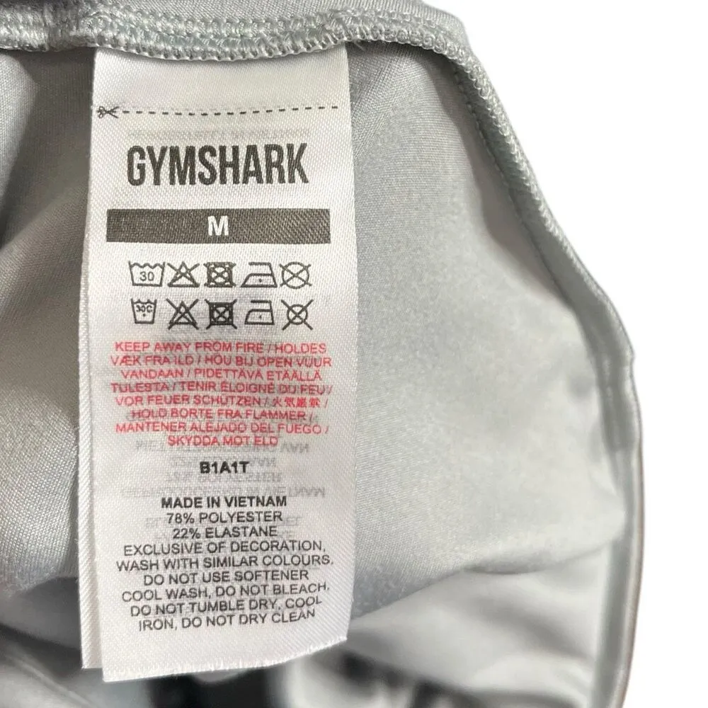 Gymshark Training High-Waisted Leggings Women’s Size M Gray Stretch Athleisure - Image 10