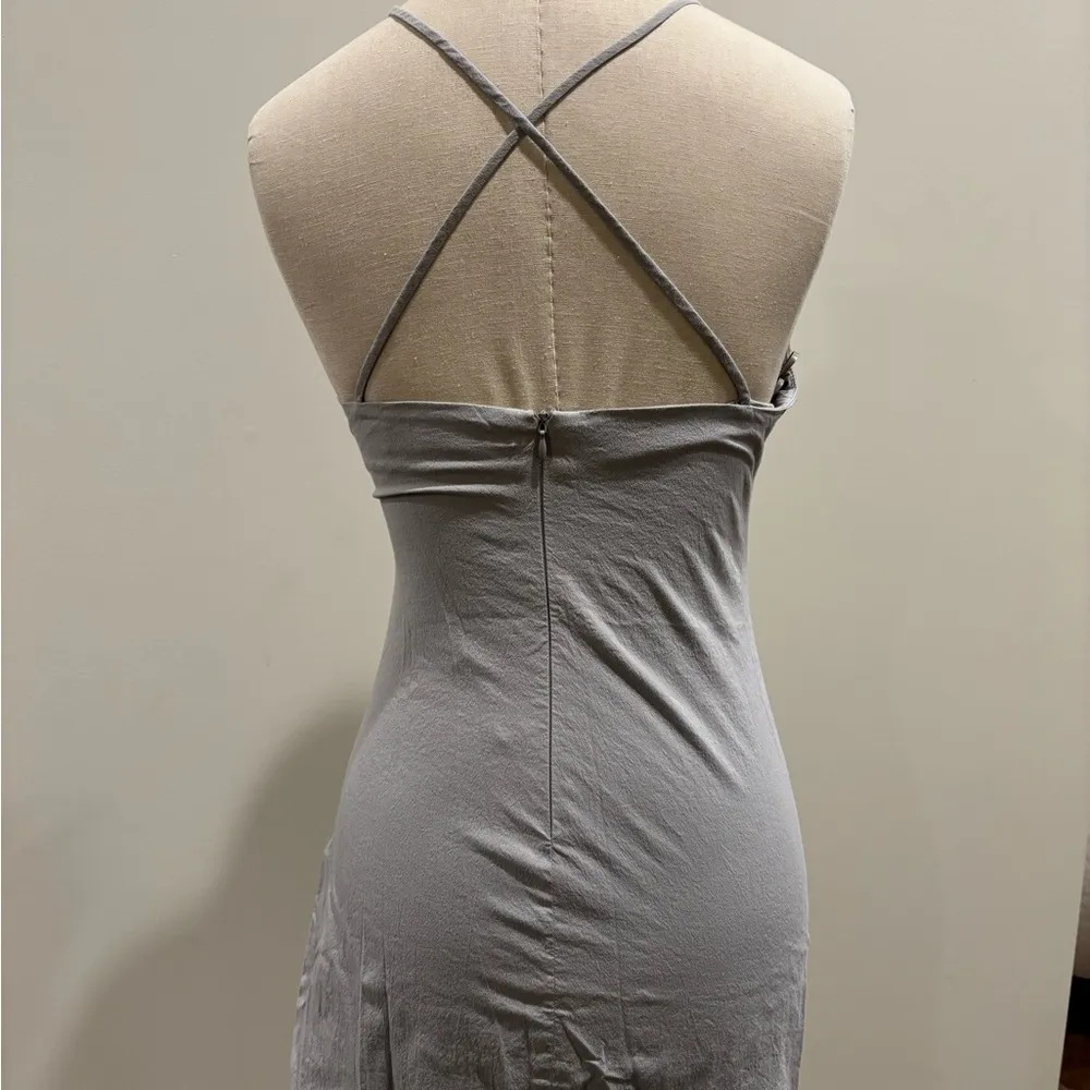 Linen Mini Dress - Image 5