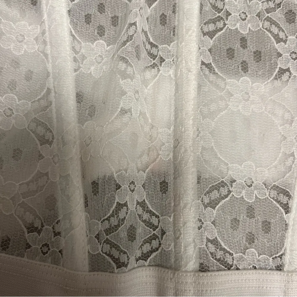 vintage white lace corset by gelmart size 32B Y2K/2000s era new with tags - Image 9