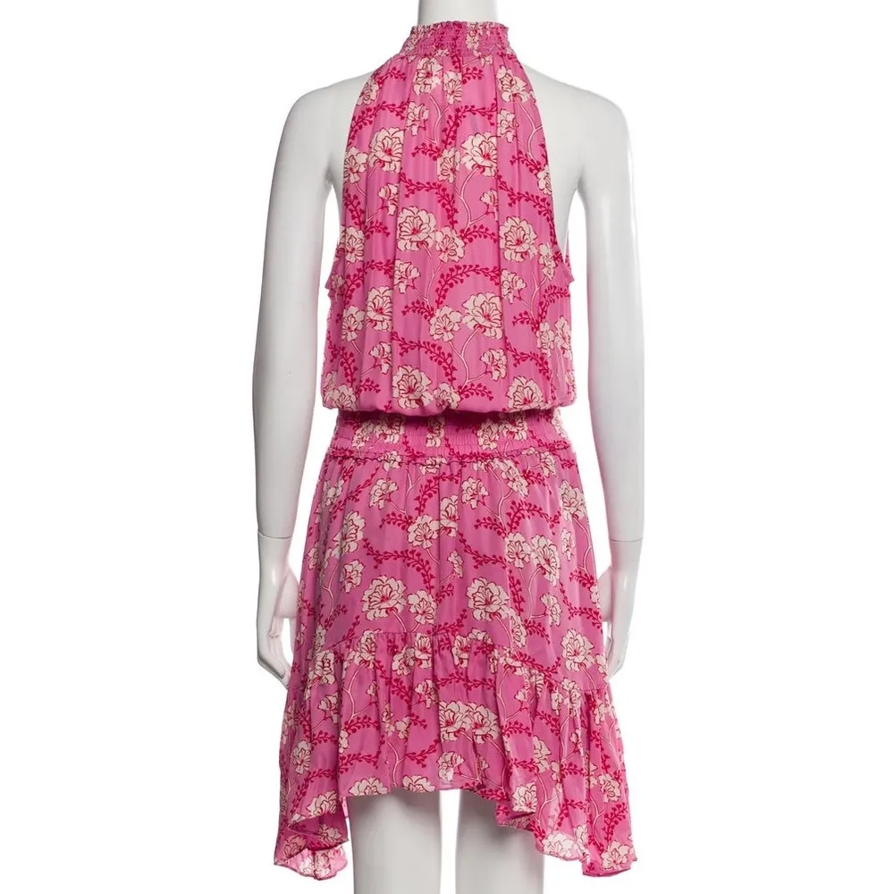 A.L.C. Cody Floral-Print Asymmetrical Halter Dress - Image 3
