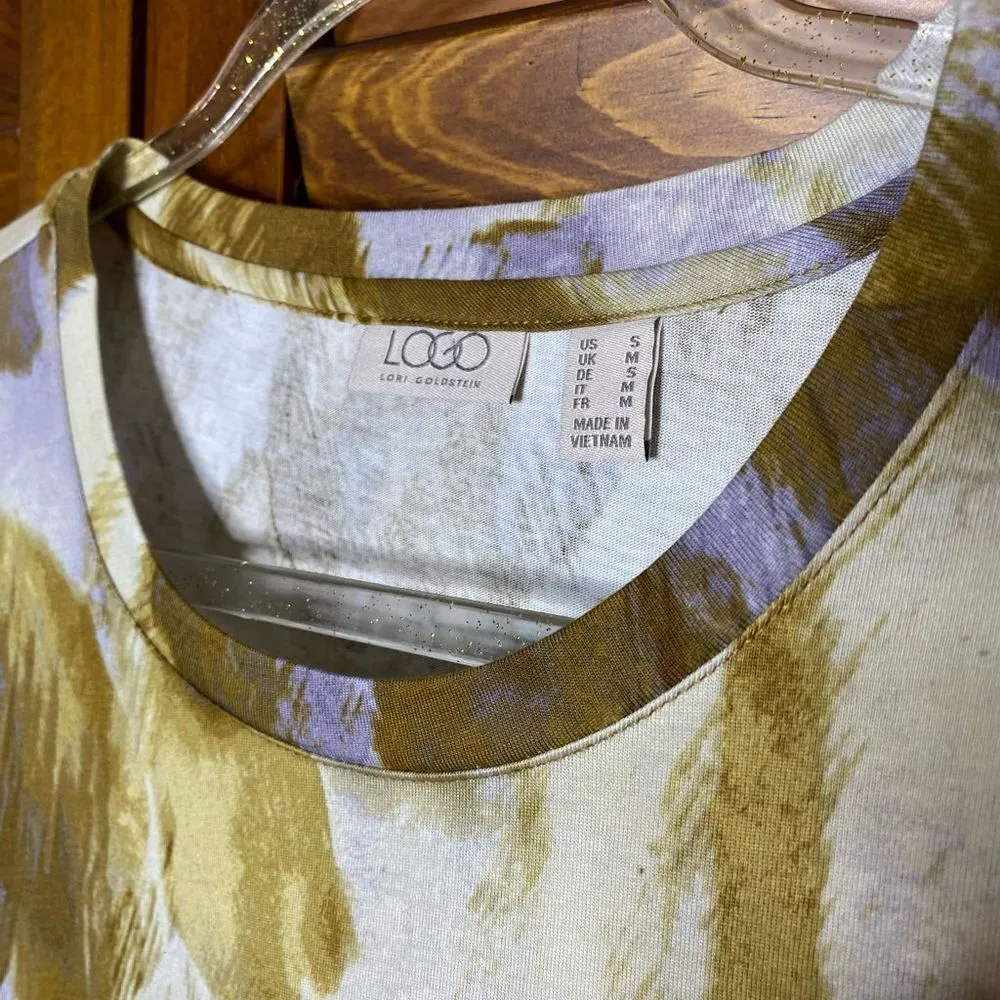 Logo Lori Goldstein Multicolor Quarter Sleeve Blouse Tunic​ - Image 2