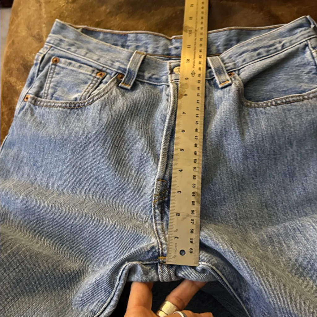 Vintage 501 jean size 29 x 32 shrink to fit perfect fit straight leg batwing tag - Image 9