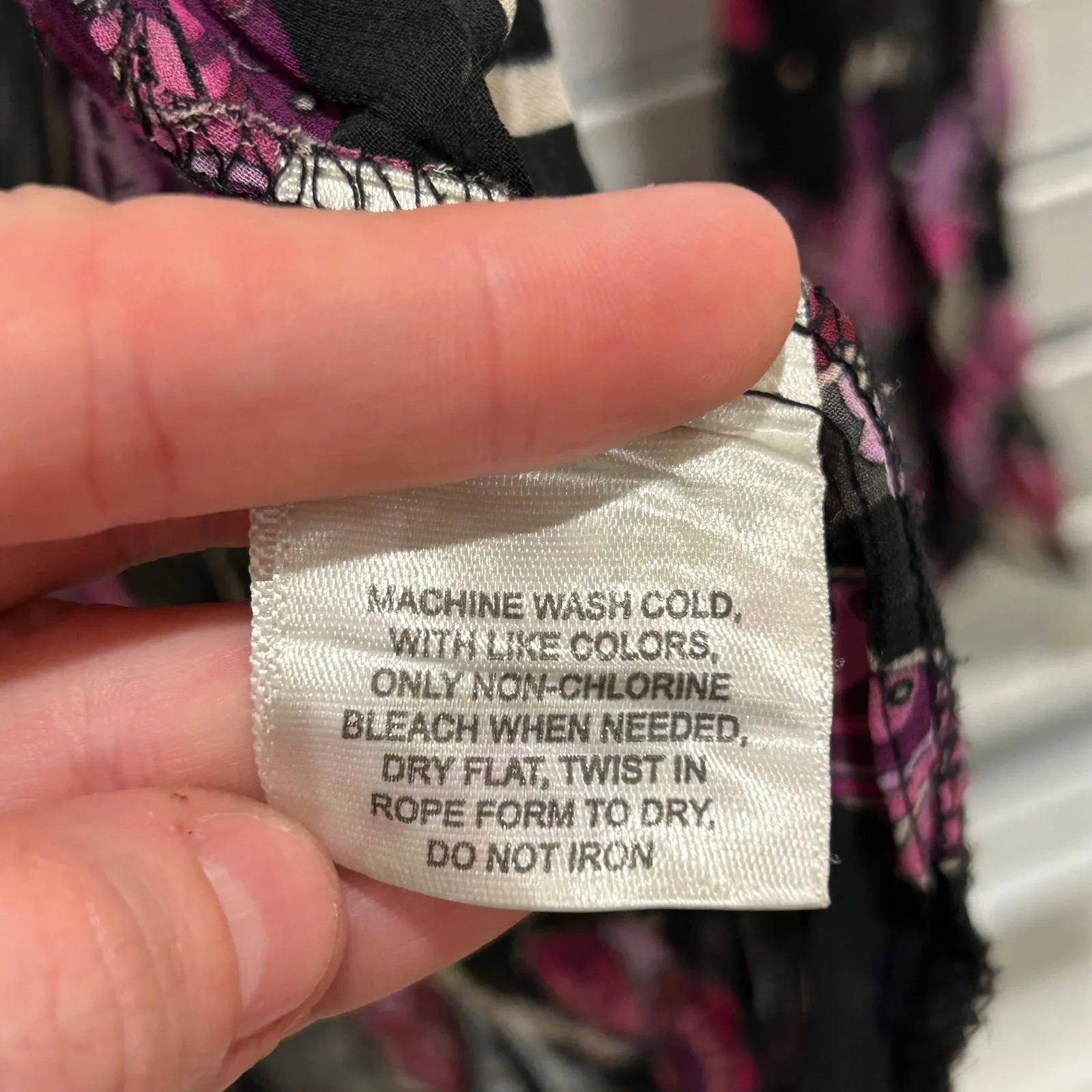 VTG No Boundaries Butterfly Print Fairy Tie Front Sheer Top Ruffle Sparkle sz XS - Image 5