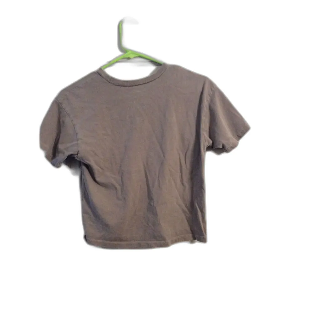 Rolling Stones Cropped Tee Gray Voodoo Lounge  XS American Eagle - Image 2