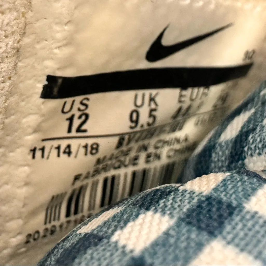 Nike Air Force 1 QS Low Gingham Pack - Multicolor W women’s size 12 men’s 10.5 - Image 6