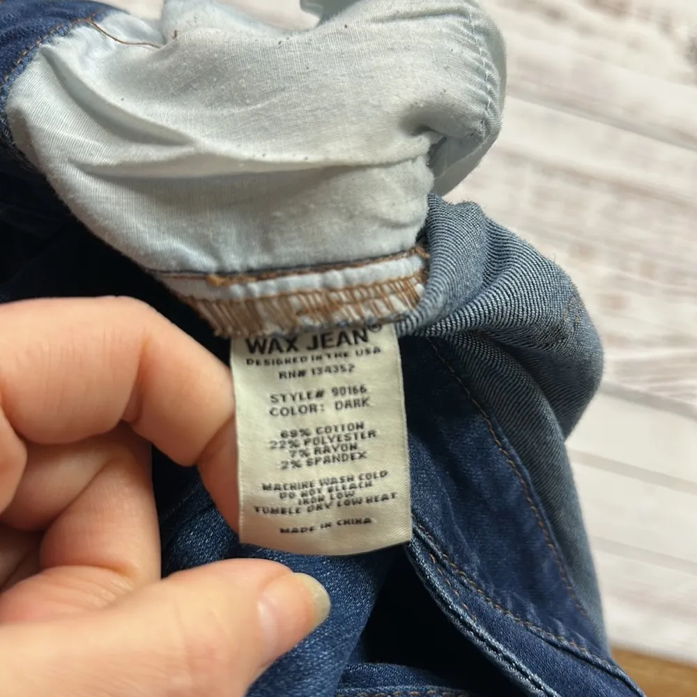 Wax Jean denim overalls size small - Image 5