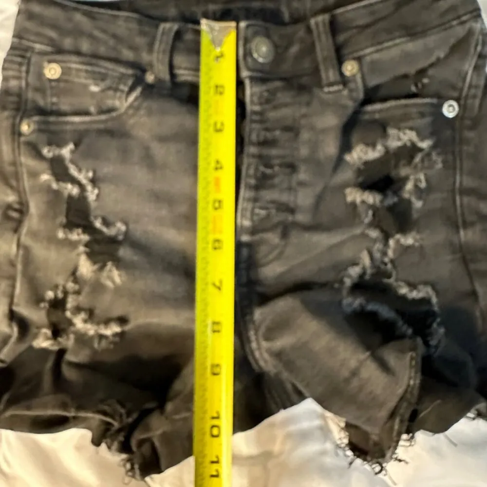 American Eagle Size 2 Button Fly Hi-Rise Shortie Stretch - Image 4