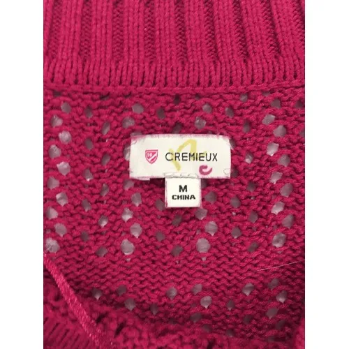 Cremieux Maroon Pink Chunky Knit Sweater‎ Size Medium - Image 5
