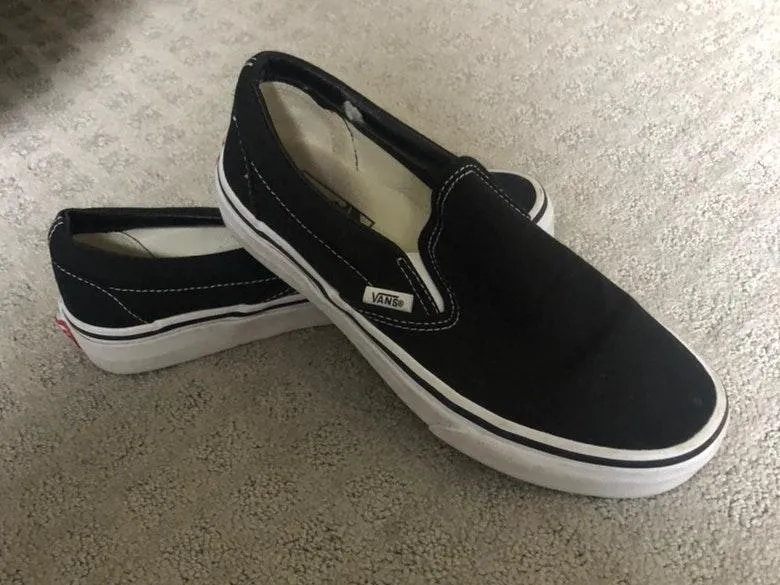 Vans Black Slip On - Image 3