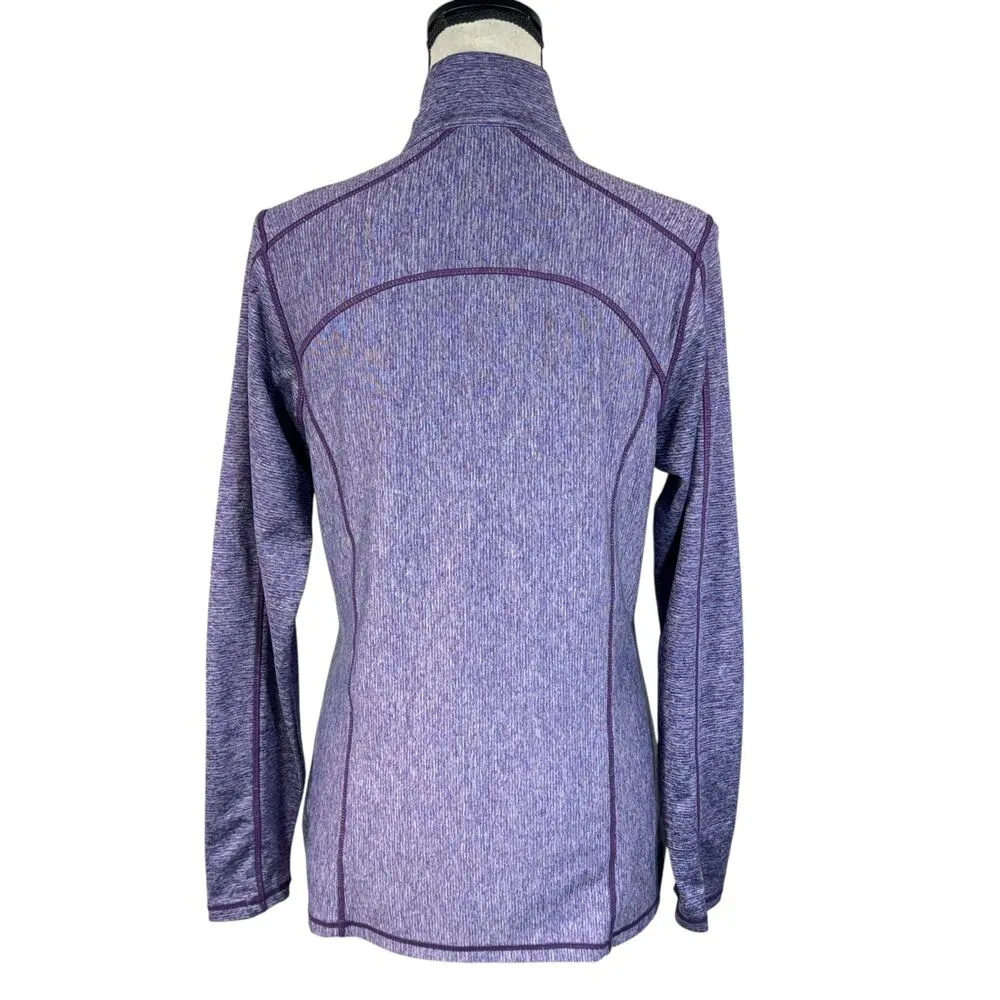 Colorado Rockies Baseball Medium Pullover Jacket 1/2 Zip Heather Stretch Womens - Image 5