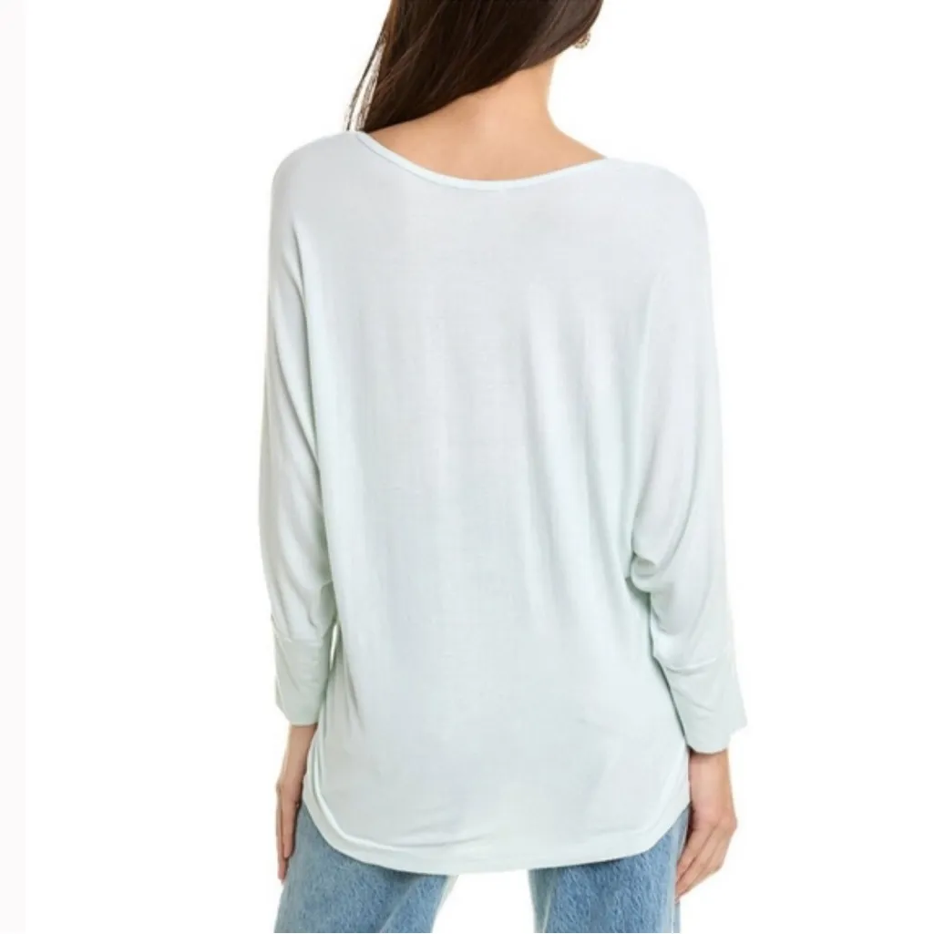 Michael Stars Joni Neck Dolman Long Sleeve Ribbed Top - Image 5