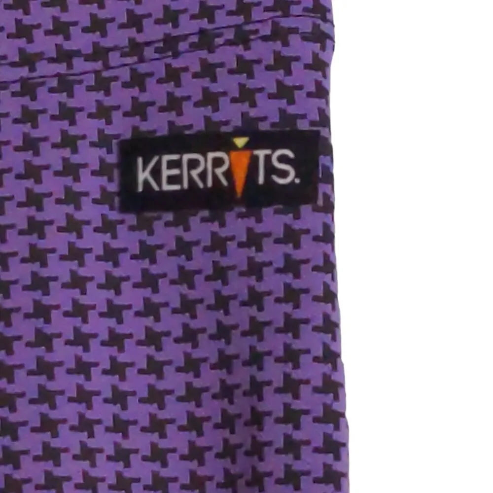 Kerrits Womens Leggings Breeches Purple Black Horseback Riding Printed Patch M - Image 7