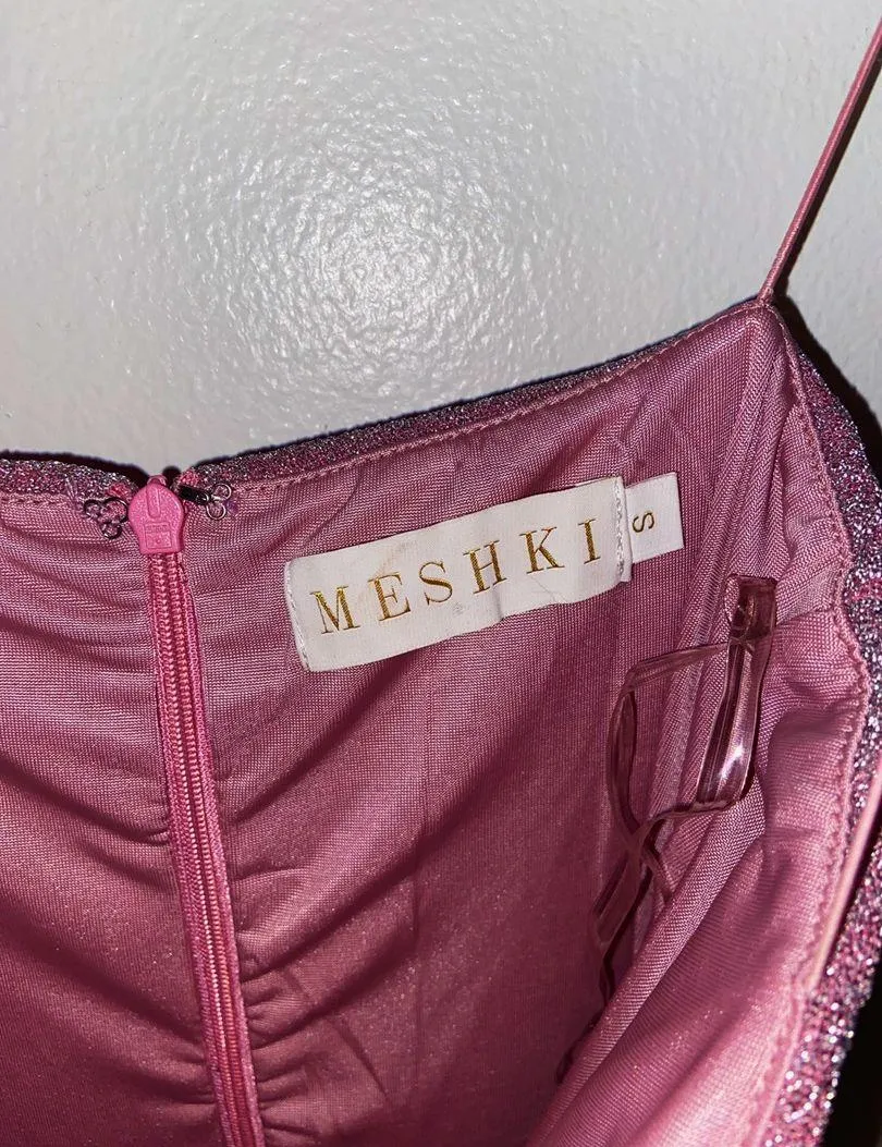 Meshki Meshski mia thin strap shimmer dress - Image 5