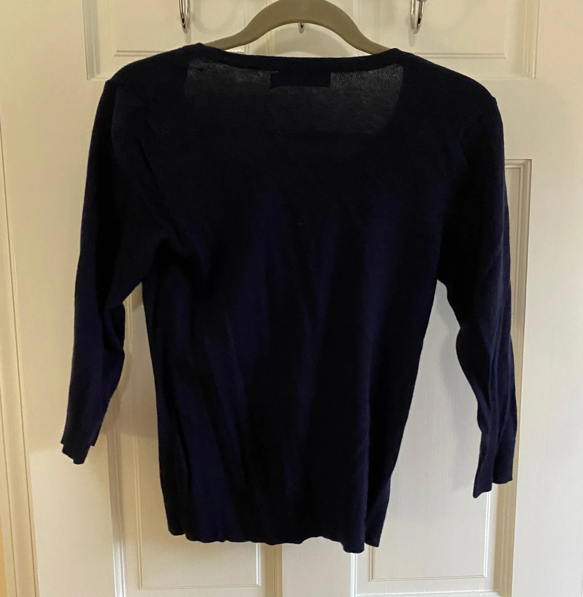 Navy Blue Cardigan - Image 3