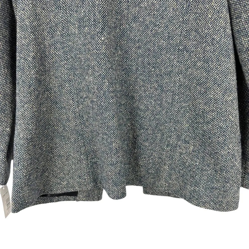 Pendleton Sz‎ S NWT Women's Gray Blue Open Front Long Sleeve Wool Blazer - Image 11