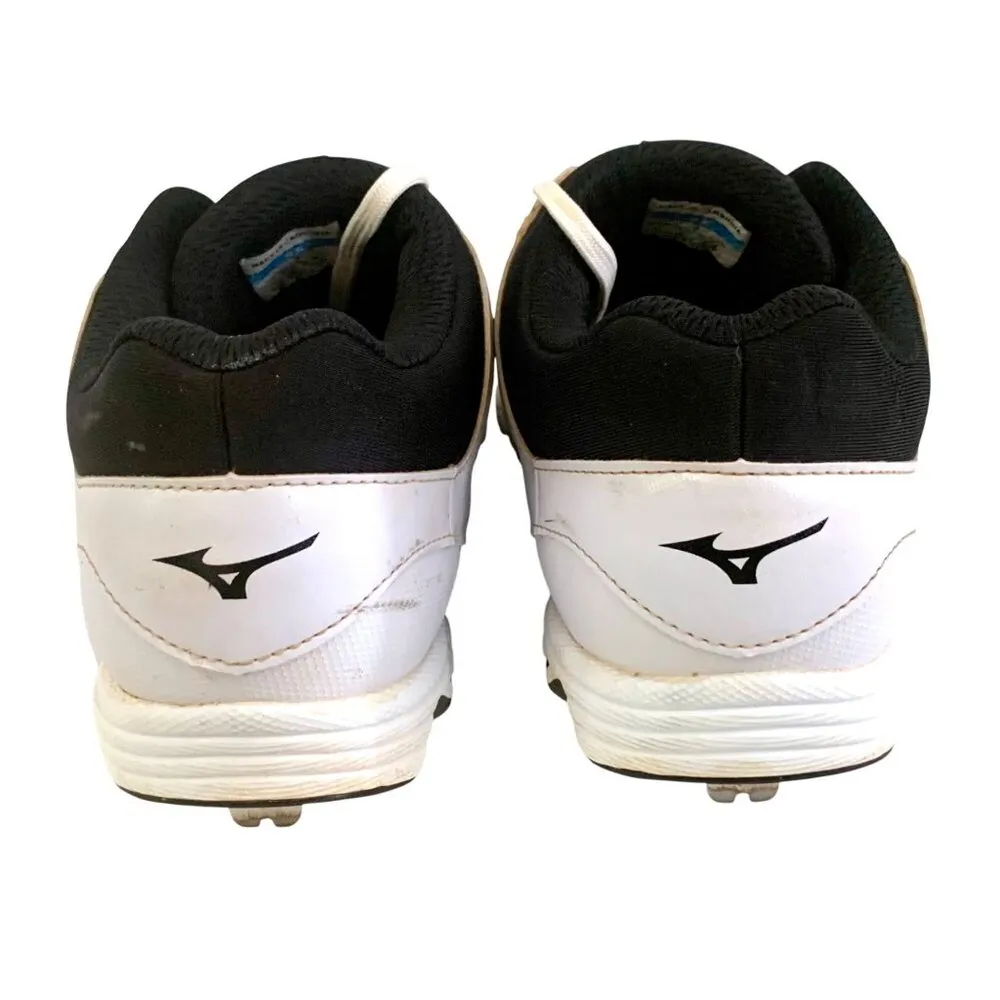 Mizuno Womens 9-Spike Advanced Finch Elite 3 Softball Shoes Black/White Size 9 - Image 6