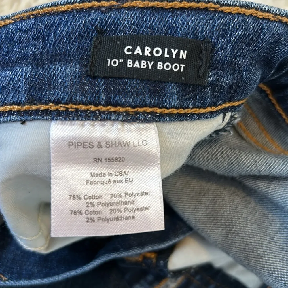 Veronica Beard  Carolyn 10” Baby Boot Jeans - Image 9