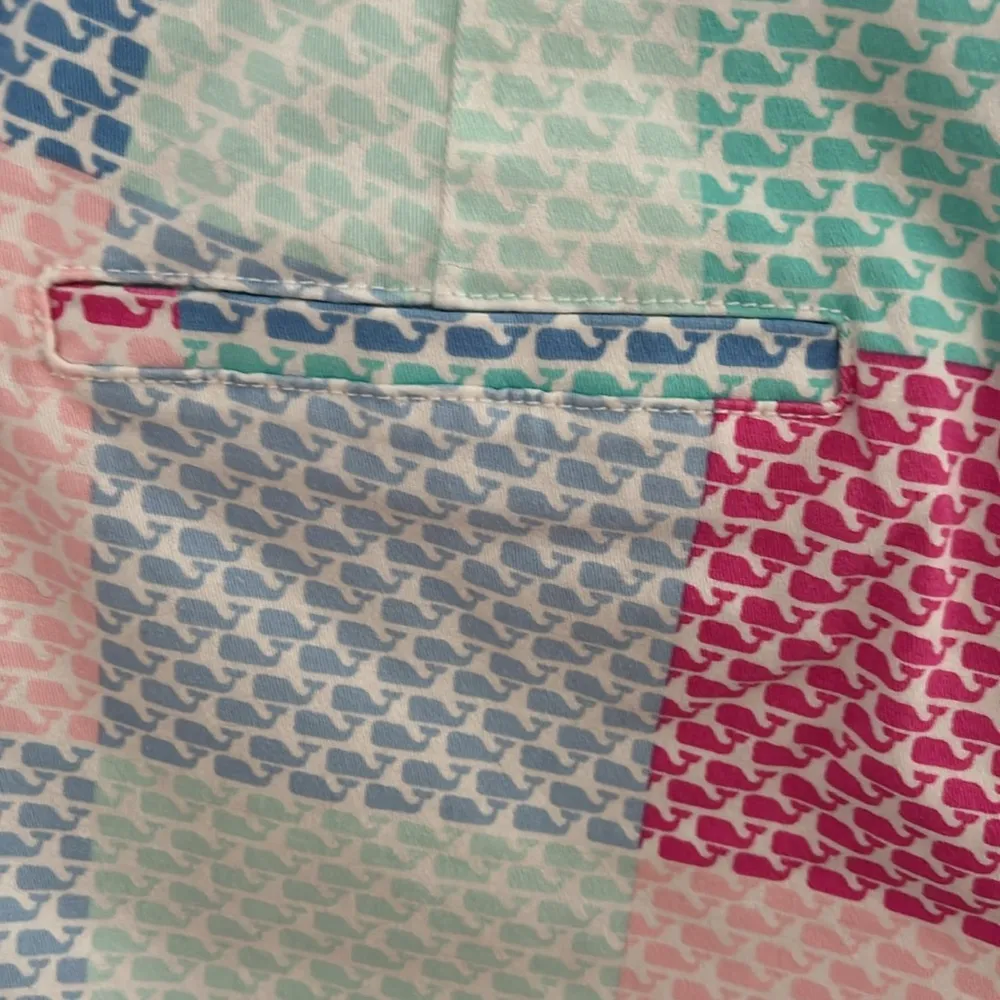 Vineyard Vines For Target Pastel Patchwork Shorts sz 4 Blue - Image 4