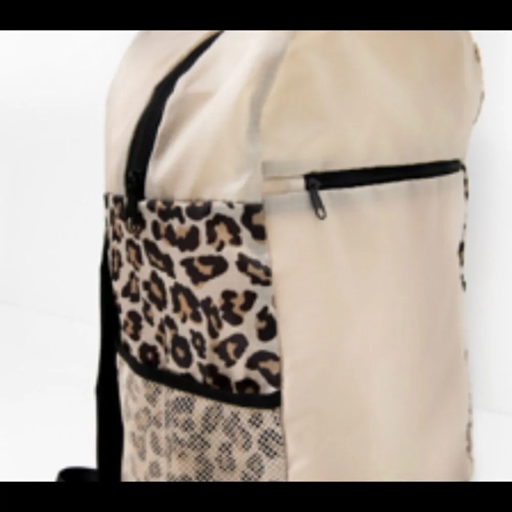 APL All purpose packable leopard print backpack B91 - Image 5
