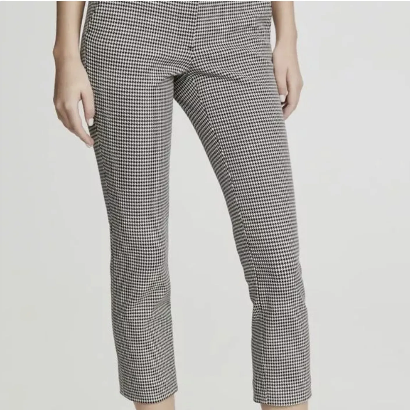 A.L.C. Women's James Houndstooth Ankle Cropped pants - Image 3