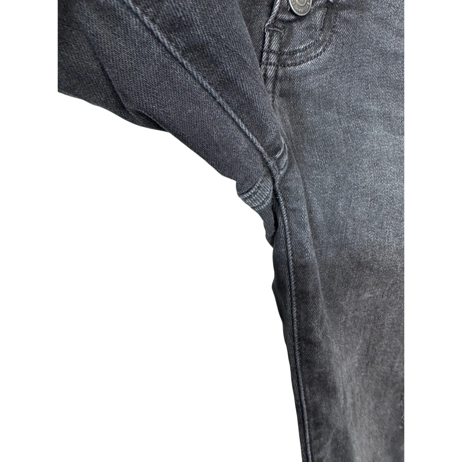 Flying Monkey Y3303 Black Distressed High Rise‎ Ankle Skinny Jeans Women's 26 - Image 5