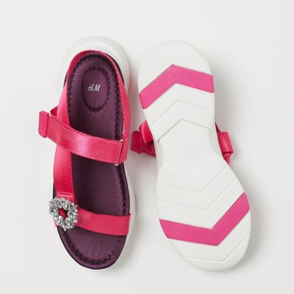 H&M Pink Sneaker Sandals Size 39 - Image 5