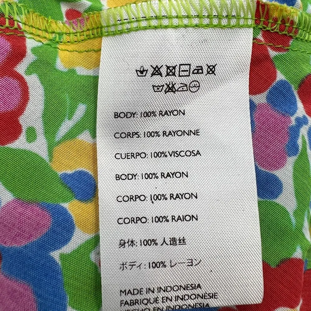 Anthropologie Faithfull the Brand Floral Pop Midi Dress Spaghetti Straps - Image 10