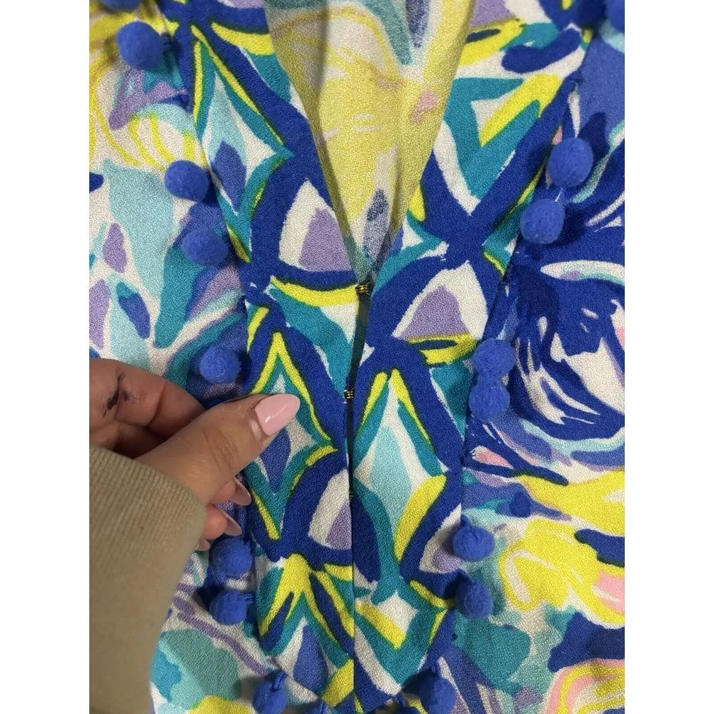 Lilly Pulitzer Tassel Achelle Swing‎ Dress S Indigo Love $198 Ylang Ylang - Image 5