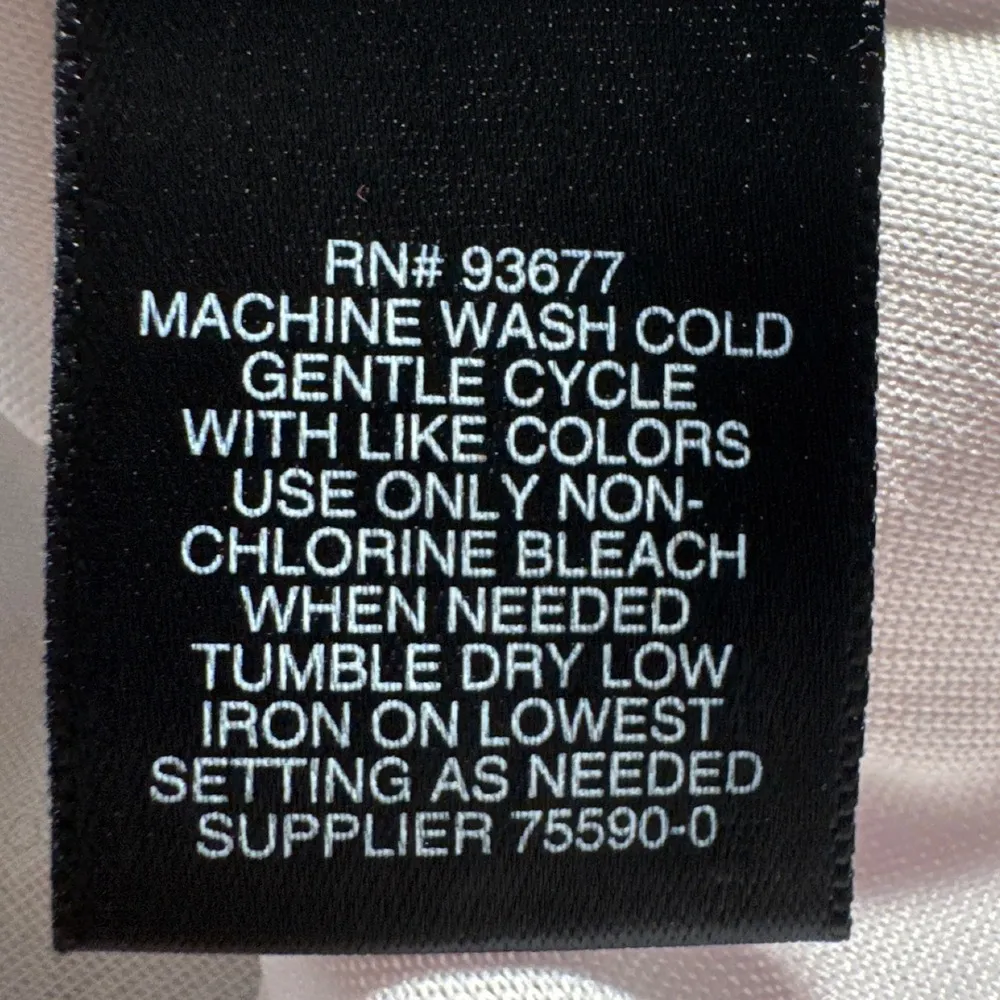 Liz Claiborne Floral Ruffle Sleeveless Blouse Career Top XL - Image 4