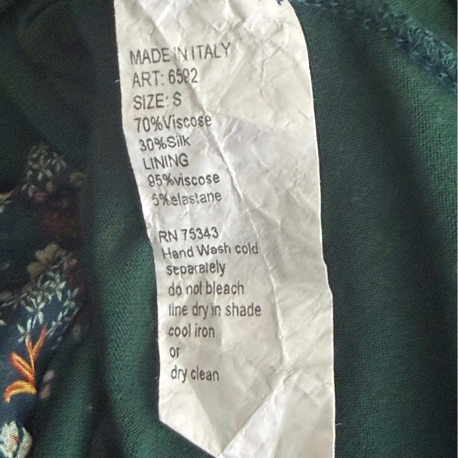 Elena Baldi Woman’s Made in Italy Floral Hi - Image 9