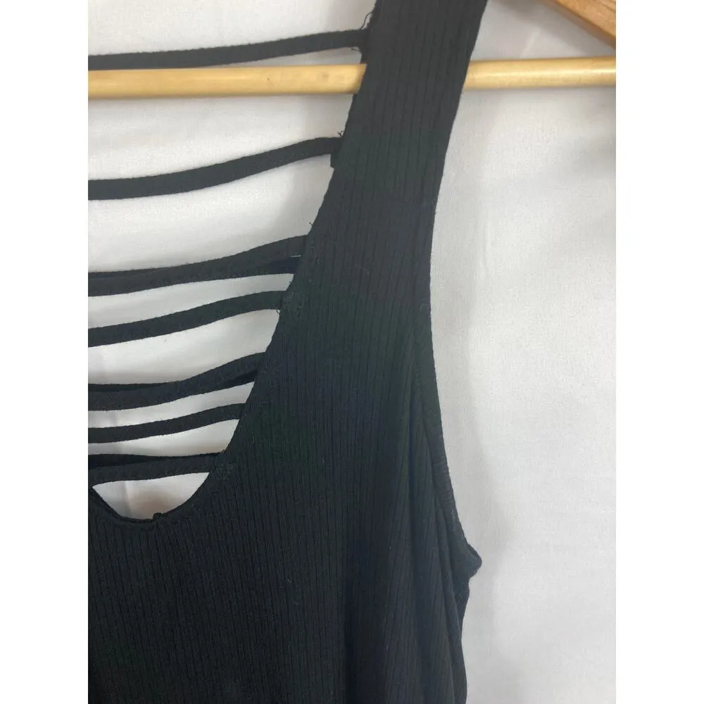 Socialite Strappy Rib Knit Tank Size Small - Image 5
