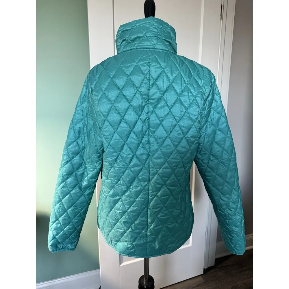 NWOT Oakley Quilted Puffer Jacket - Women’s Medium - Teal Green - Image 2