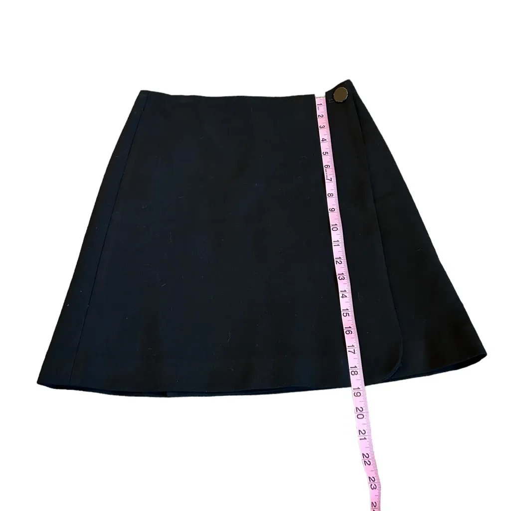 3/$15 ANN TAYLOR Black Wrap Skirt - Image 2
