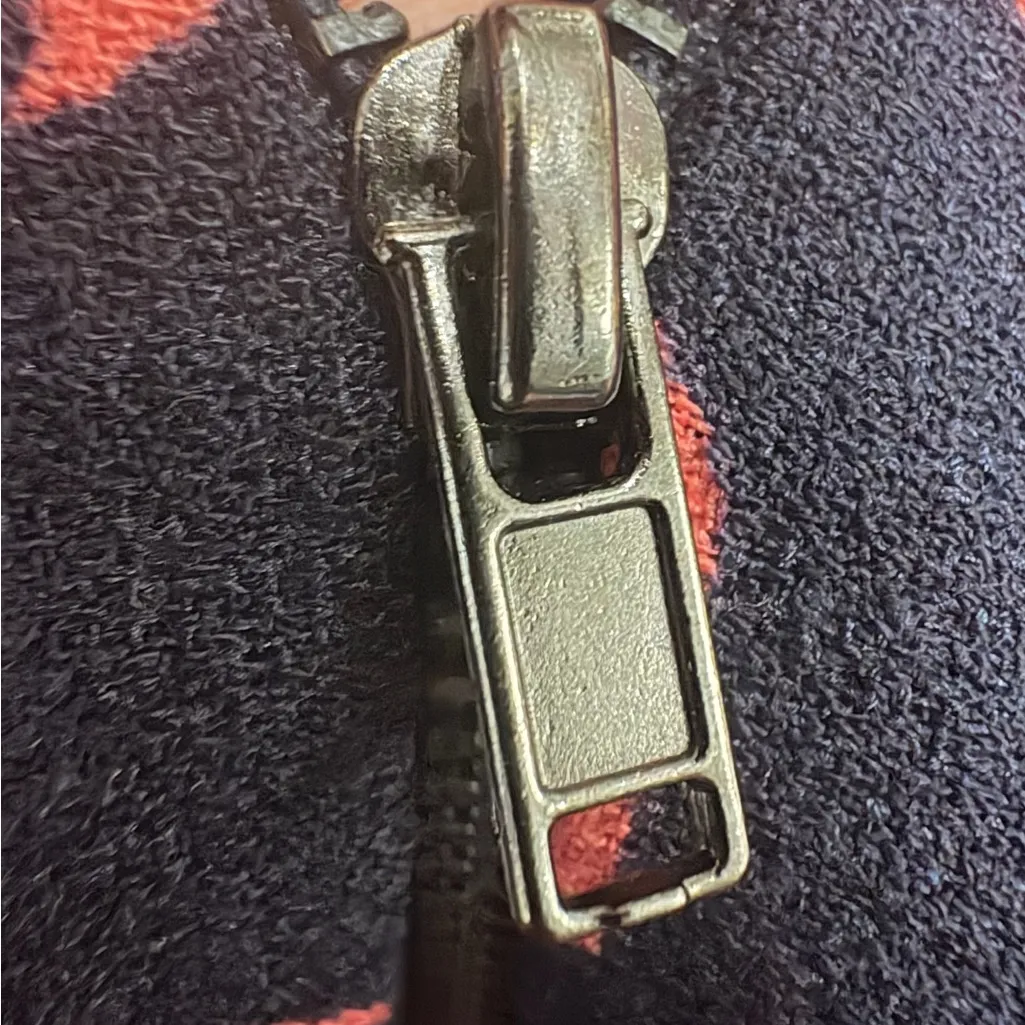 Maggy London Abstract Print Long Sleeve Midi Dress Size 10 Black Coral Geometric - Image 10