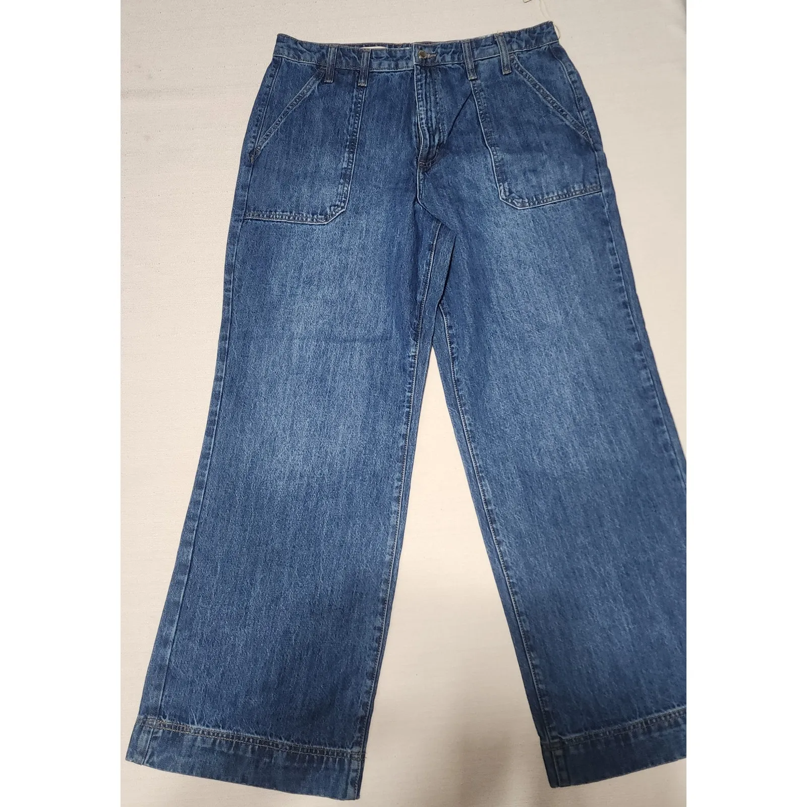 Universal thread high rise wide leg jeans W36''x  L42'' - Image 6