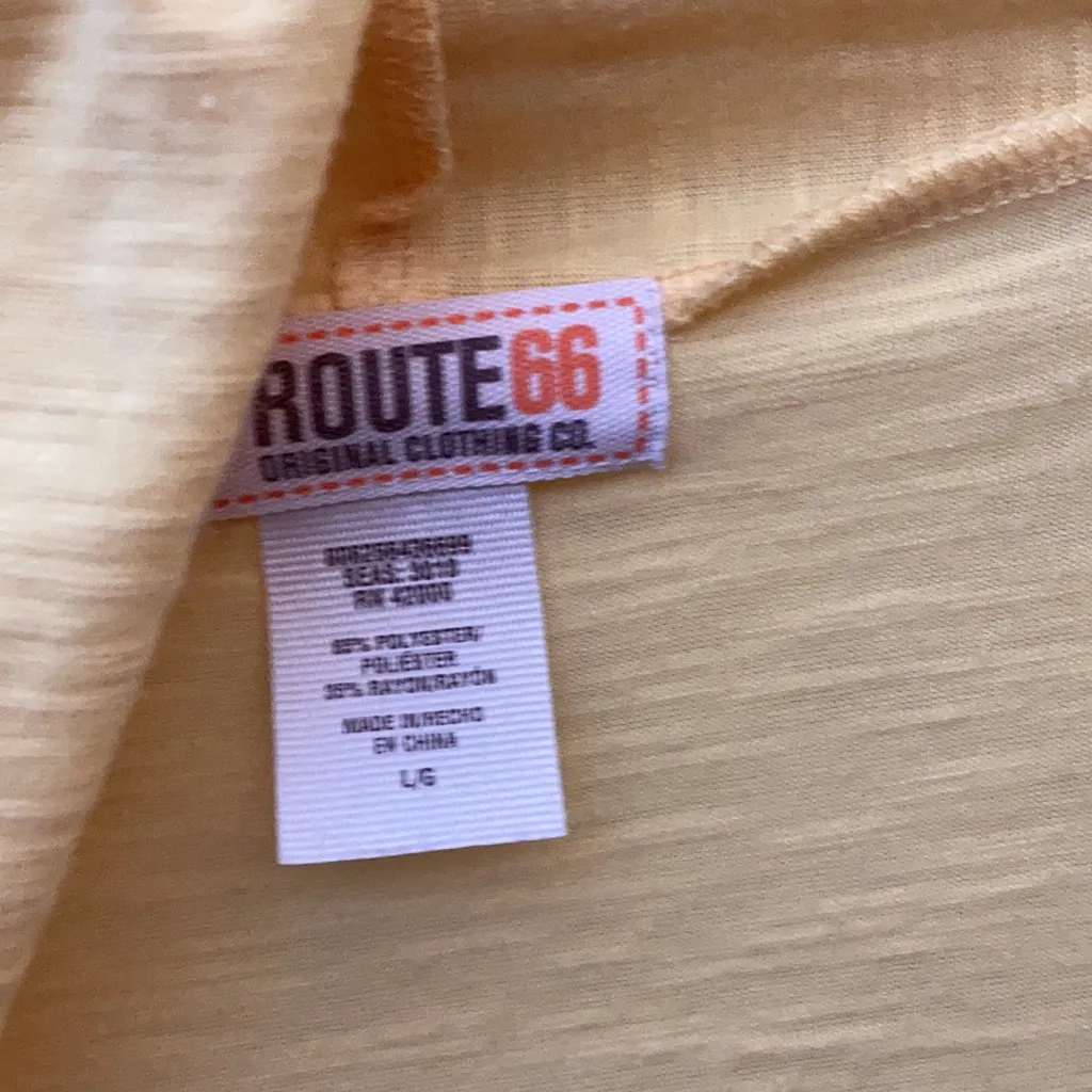 Route 66 FINAL MARKDOWN  open front cardigan large - Image 3